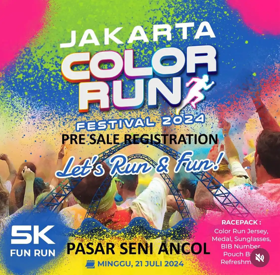 JAKARTA colorrun festival 2024