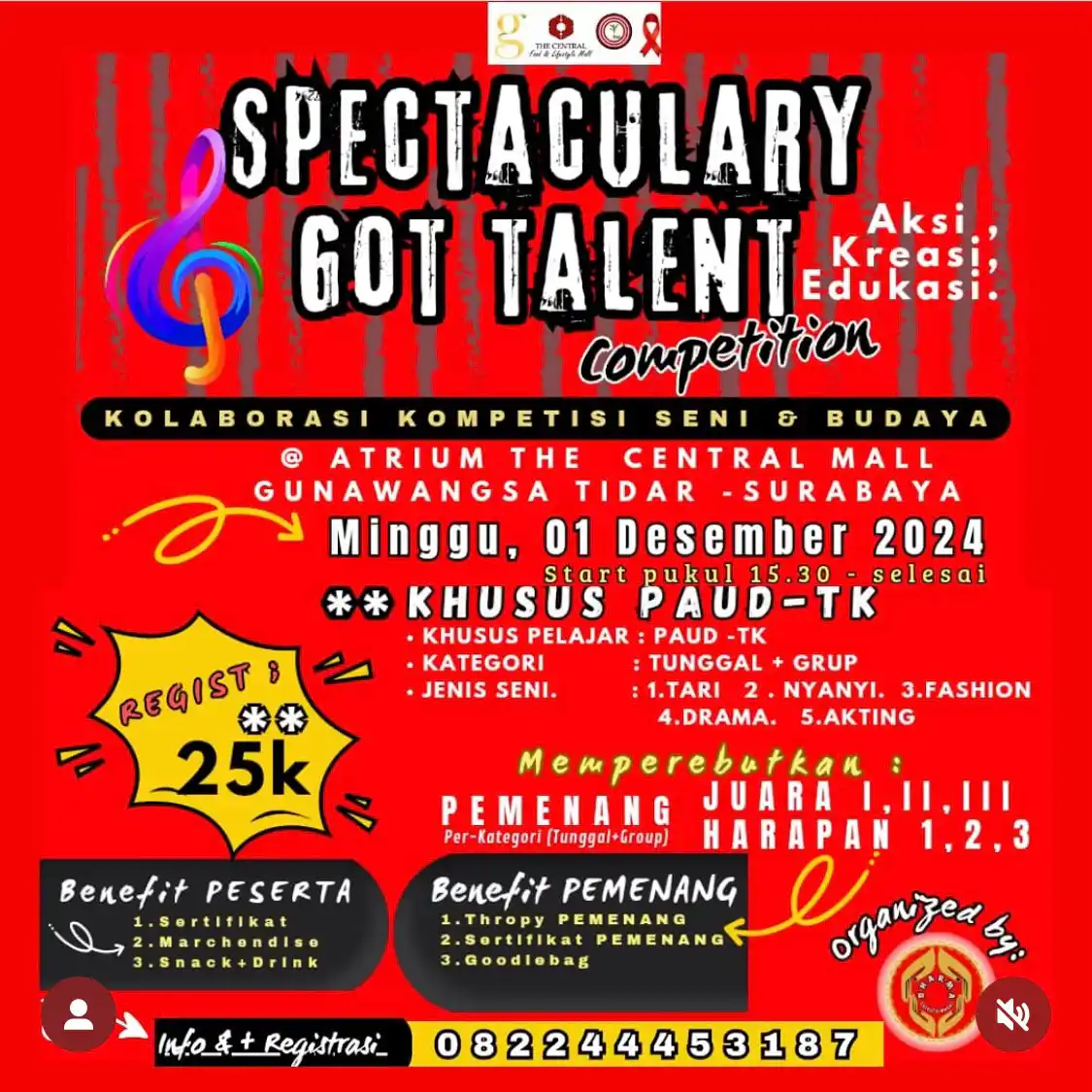 SPECTACULAR GOT TALENT COMPETITION 2024 - SURABAYA