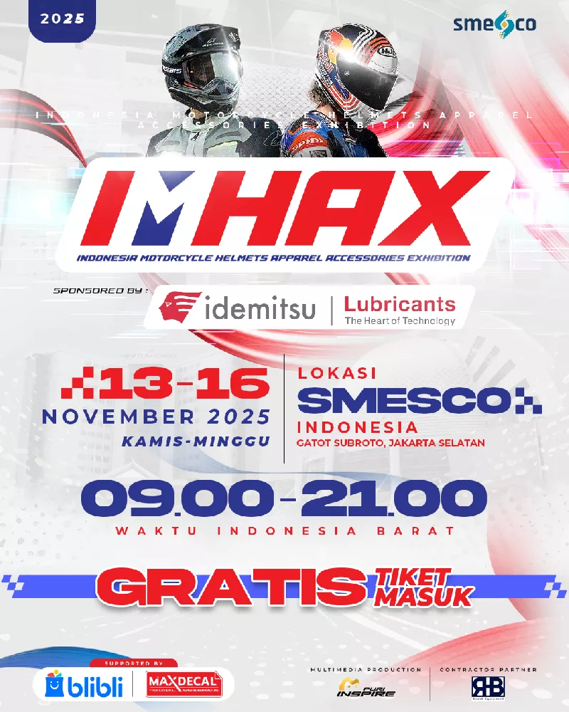INDONESIA MOTORCYCLE HELMETS APPAREL ACCESORIES EXHIBTION
